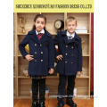 fashion customize kids school overcoat in school uniform design